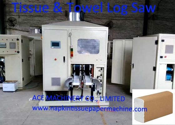 Automatic Interfold Multifold Paper Towel Log Saw Cutting Machine