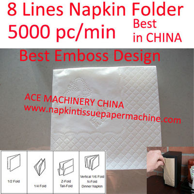 Napkin Manufacturing Machine For Georgia Pacific Tall Fold Dispenser Napkins 1-Ply