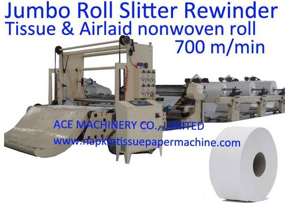 製紙工場のためのフル オートの2000mmのジャンボ ロールのティッシュ機械